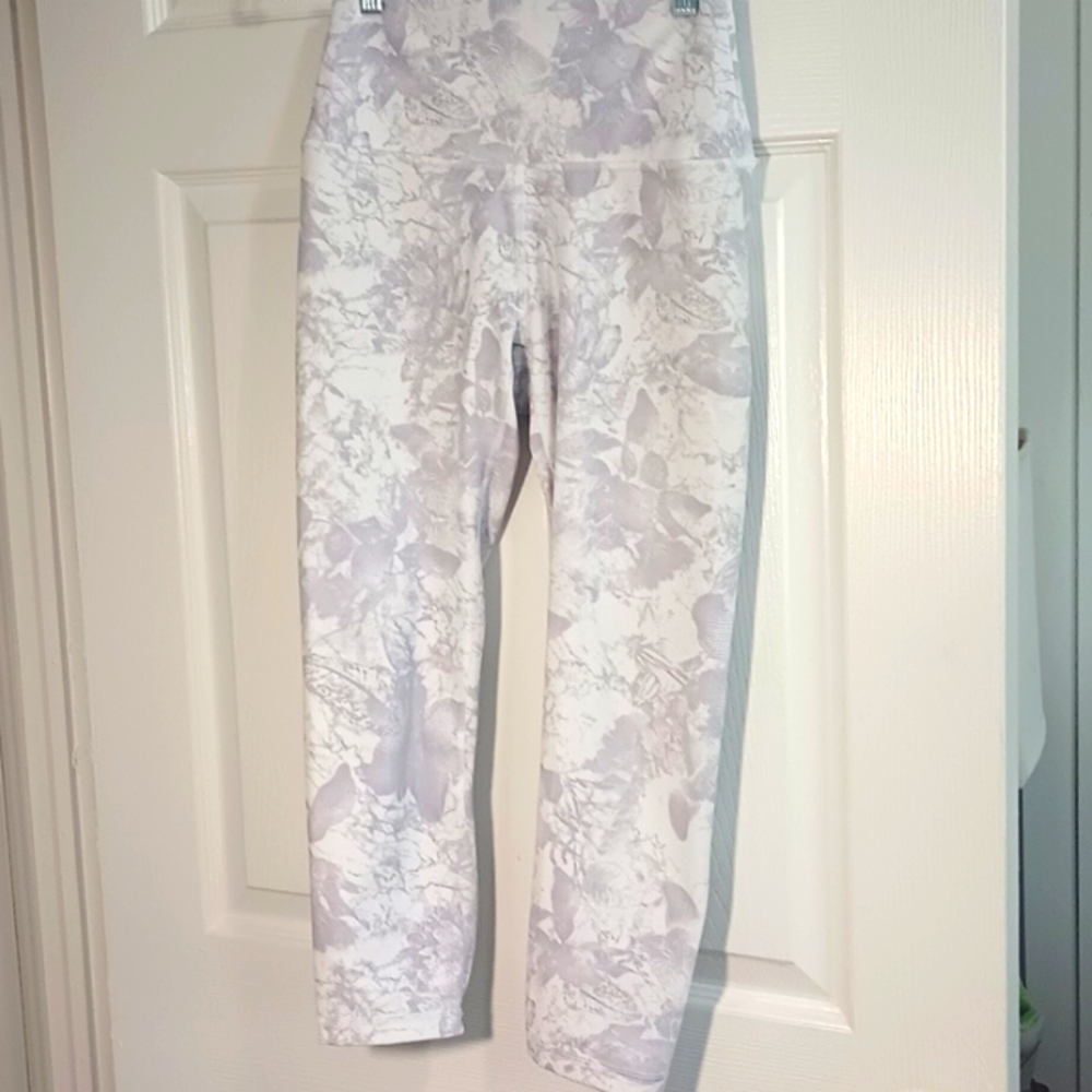 RBX MISTY MARBLE 7/8 LEGGING YOGA PANTS  SMALL/PETITE EXCELLENT COND